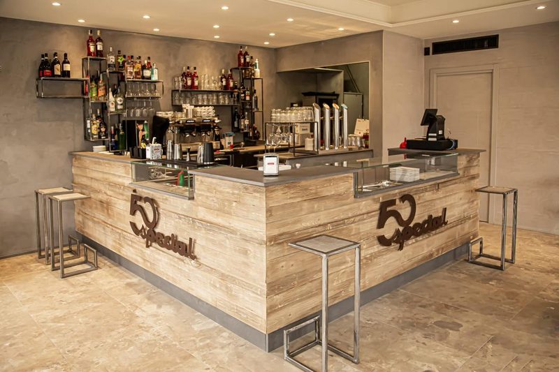 Dettaglio bar realizzato